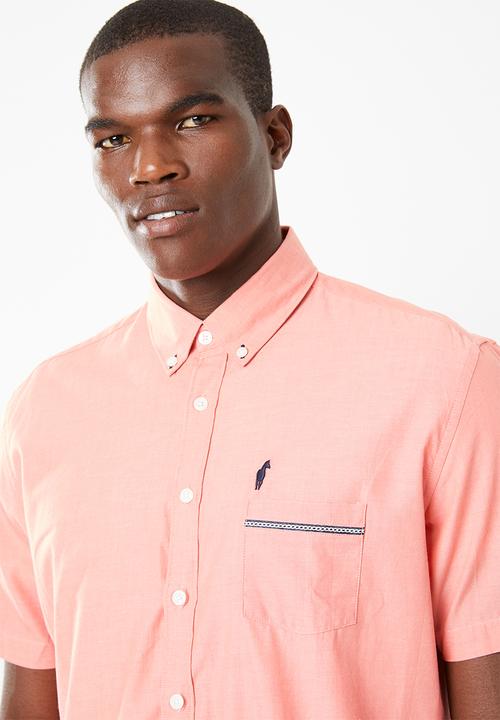 STYLE REPUBLIC - Gentleman short sleeve shirt - peach