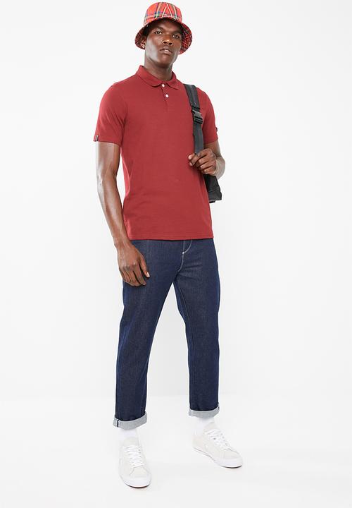 STYLE REPUBLIC - Classic golfer - burgundy