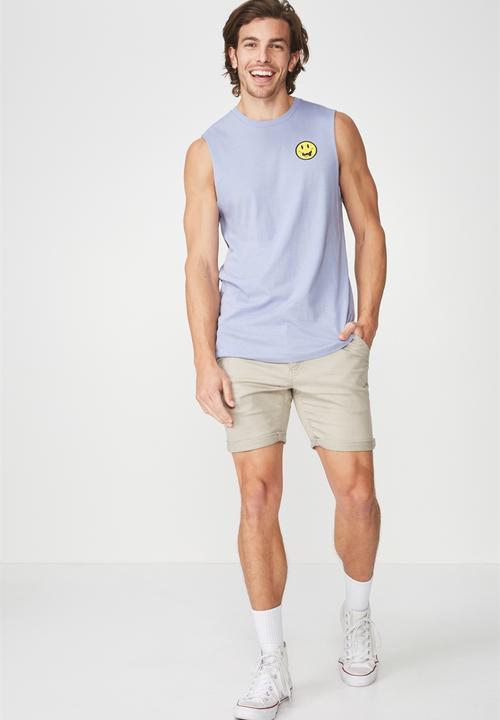 Cotton On - Tbar muscle - purple 