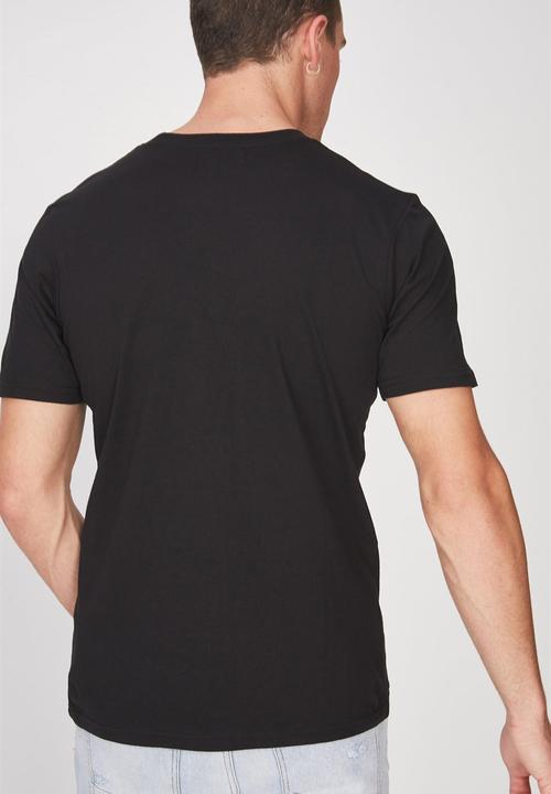 Cotton On - Seen in colour Tbar tee  - black