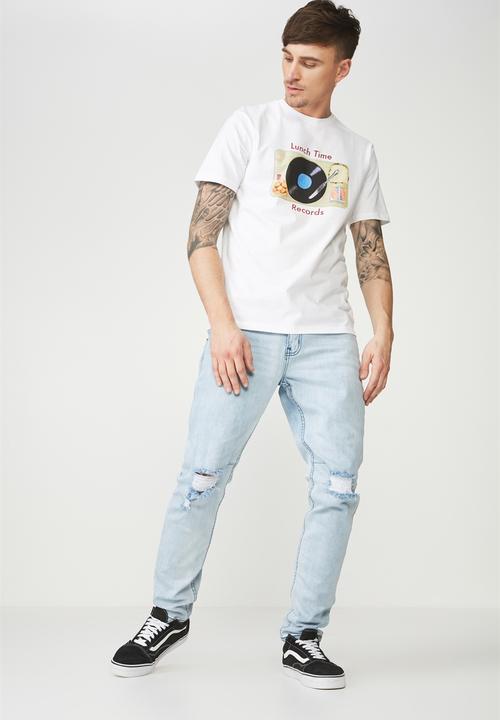 Cotton On - Lunchtime Tbar tee  - white