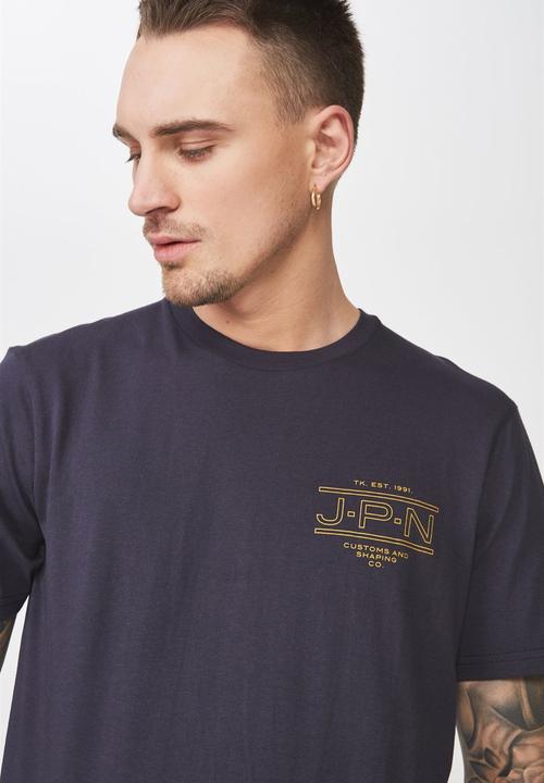Cotton On - Japan customs Tbar tee - navy