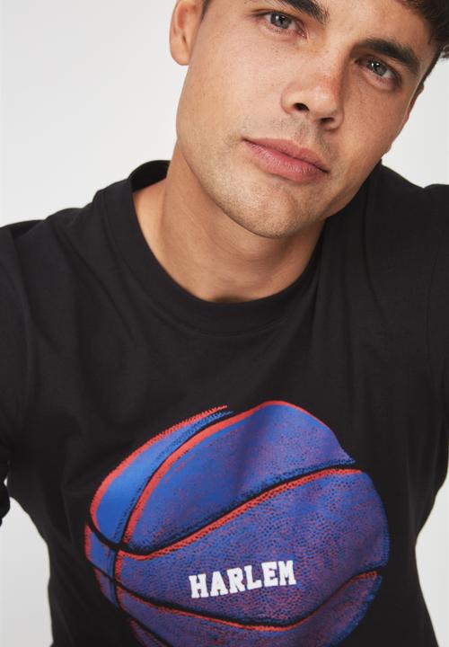 Cotton On - Harlem ball Tbar tee - black