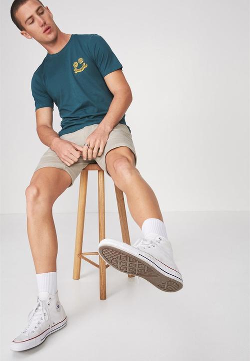 Cotton On - Garage daze Tbar tee - blue 