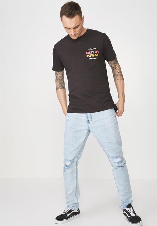 Cotton On - Easy Tbar tee - black