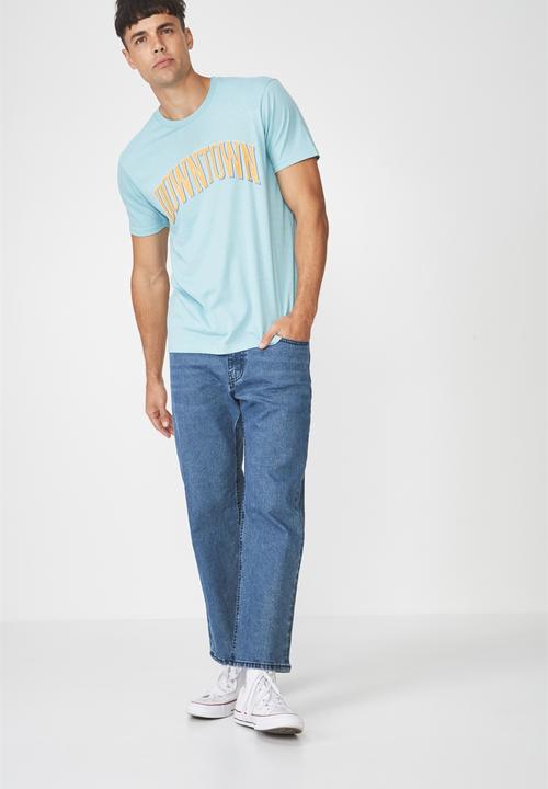 Cotton On - Downtown Tbar tee - turquoise