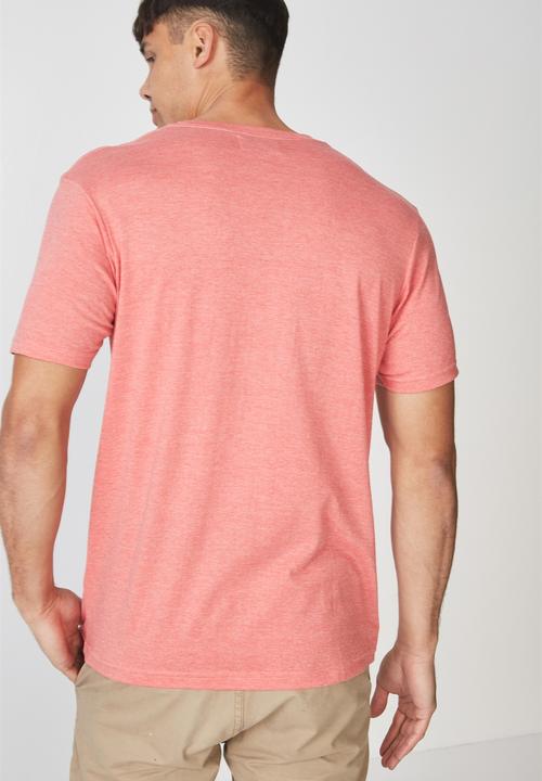 Cotton On - Downtown Tbar tee - dark peach
