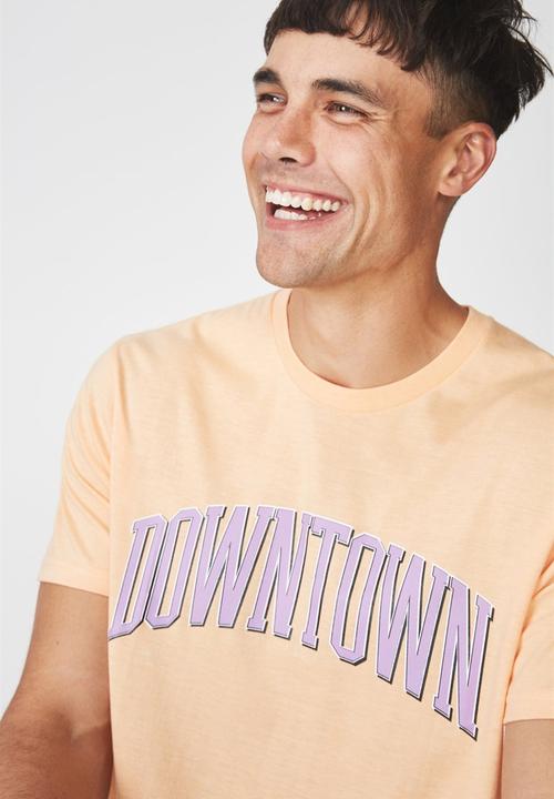 Cotton On - Downtown Tbar tee - peach