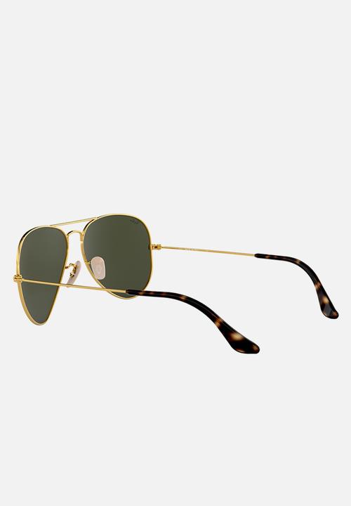 Ray-Ban - Aviator sunglasses  58mm - gold &  dark green