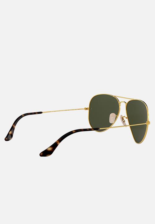 Ray-Ban - Aviator sunglasses  58mm - gold &  dark green