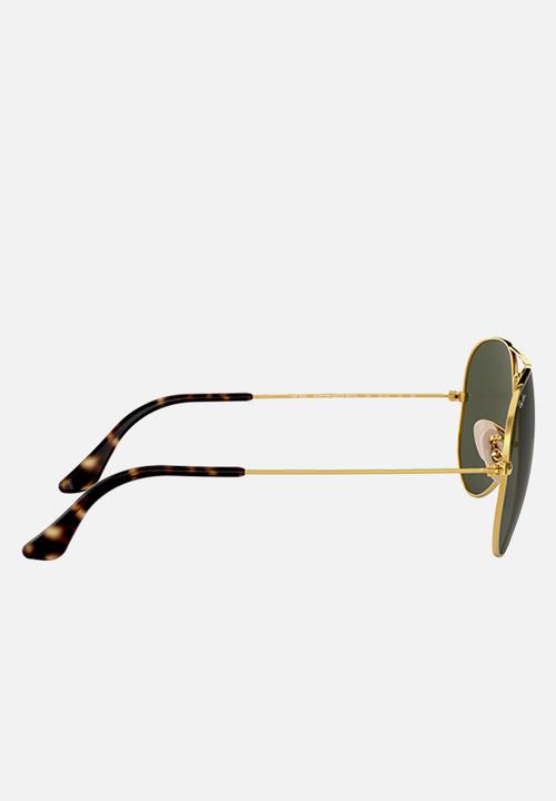 Ray-Ban - Aviator sunglasses  58mm - gold &  dark green