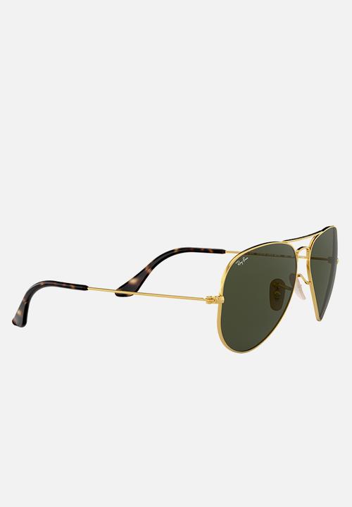 Ray-Ban - Aviator sunglasses  58mm - gold &  dark green
