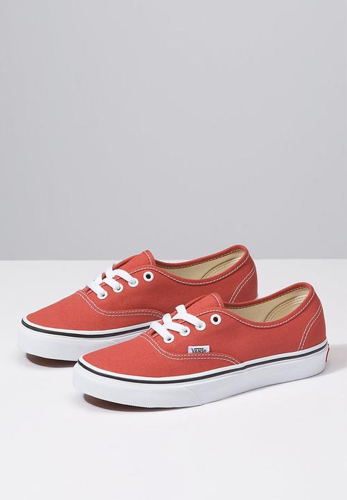 Vans - Authentic - hot sauce/true white