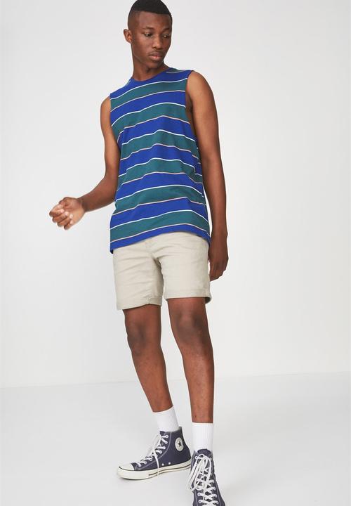 Cotton On - Big stripe Tbar tee - multi
