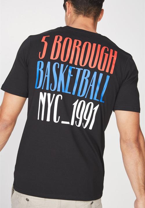 Cotton On - Borough 1991 Tbar tee - black