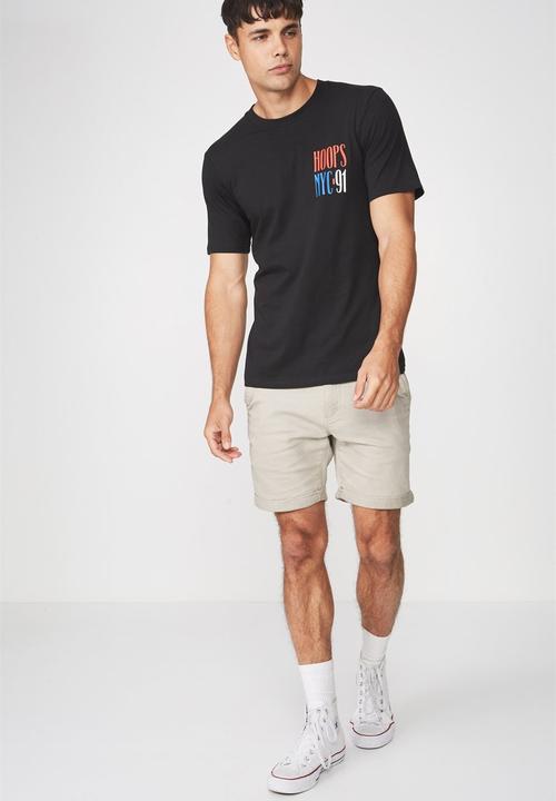 Cotton On - Borough 1991 Tbar tee - black