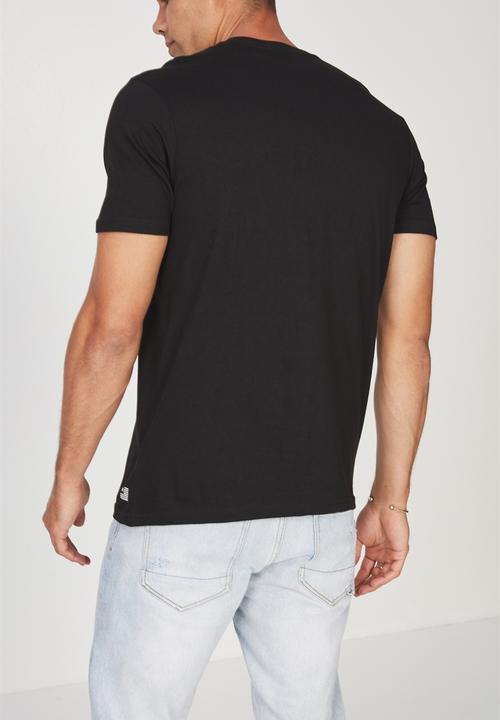 Cotton On - Active welcome to Los Angeles graphic tee - black