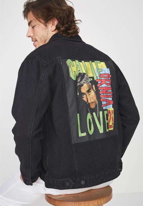 tupac denim jacket