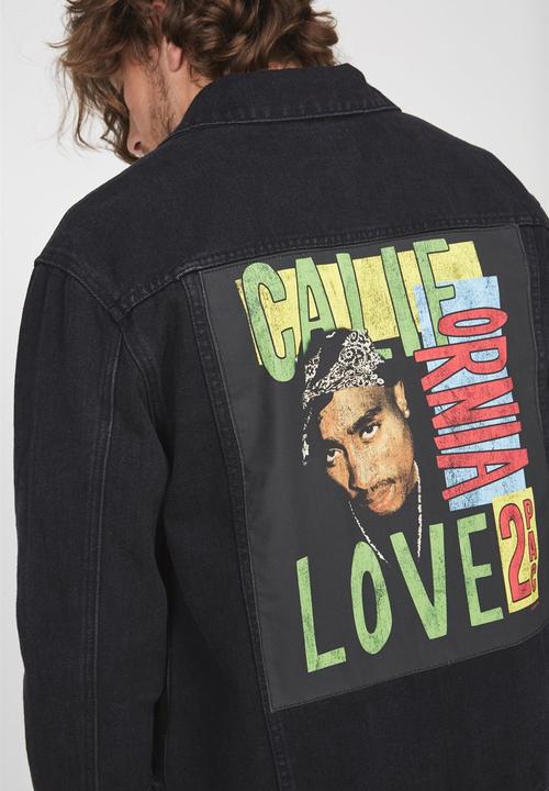 Cotton On - Rodeo Tupac California love collaboration jacket - black