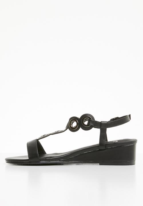 Butterfly Feet - Orenda wedge heel - black