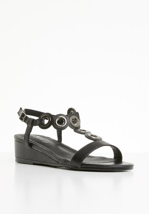 Butterfly Feet - Orenda wedge heel - black