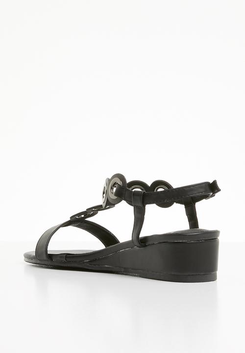 Butterfly Feet - Orenda wedge heel - black