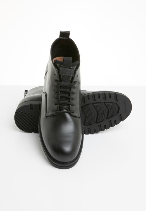 G-STAR - Core derby boot - black
