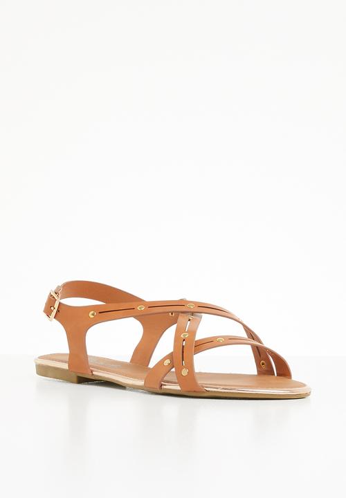 Butterfly Feet - Radiya strappy sandal - tan