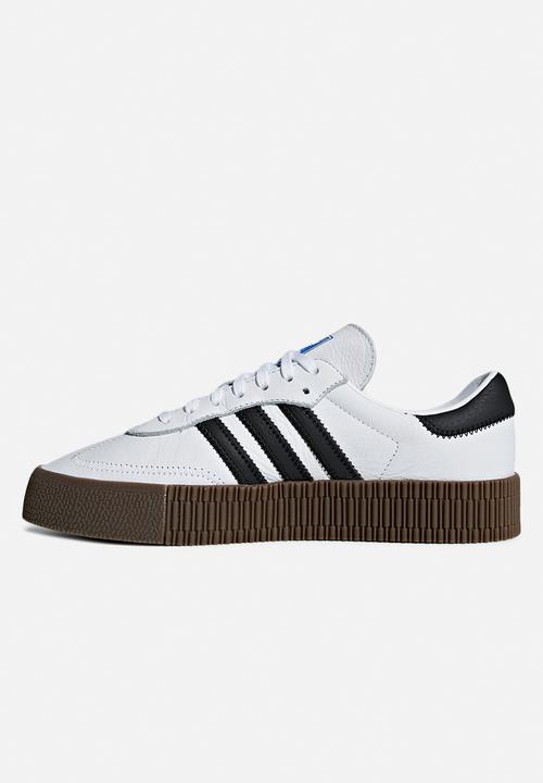 adidas Originals - Sambarose - white, black & gum 