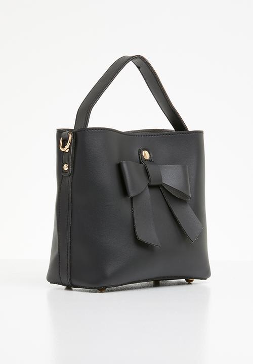 Joy Collectables - Bow detail bag - black