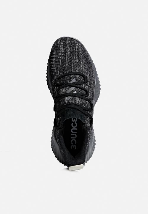 adidas Performance - Alphabounce trainer - black, grey & white 