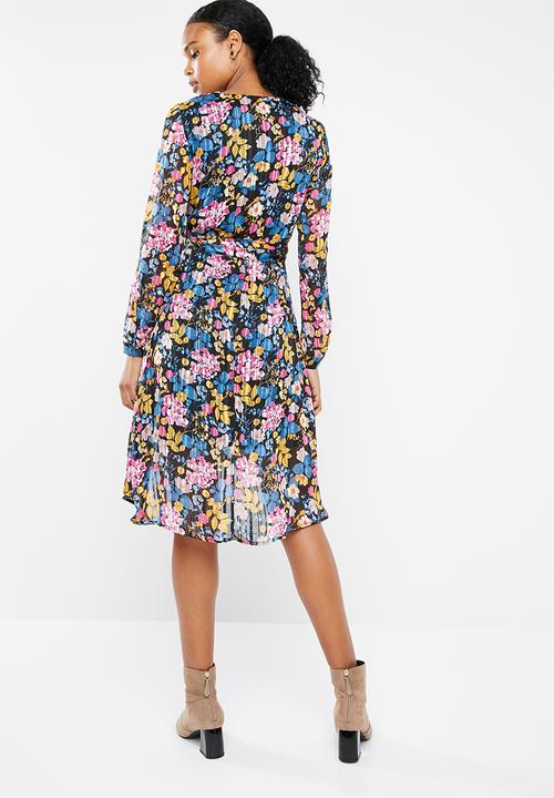 Vero Moda - Betty 3/4 wrap dress - multi