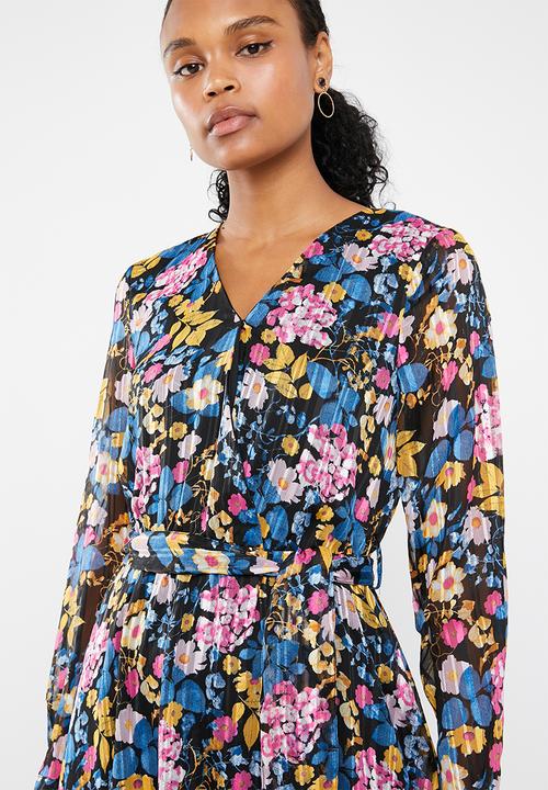 Vero Moda - Betty 3/4 wrap dress - multi