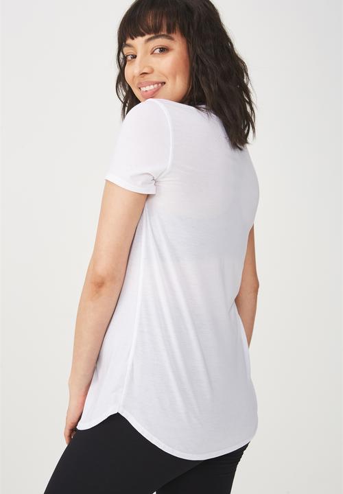 Cotton On - Maternity gym T-shirt - white