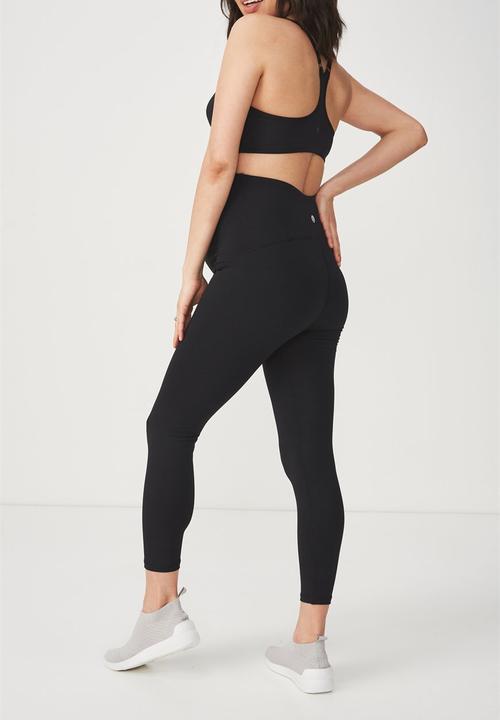 Cotton On - Maternity core 7/8 tights - black