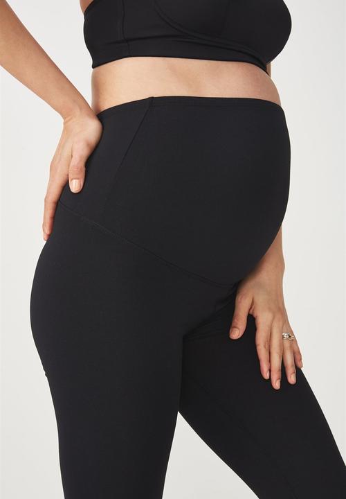 Cotton On - Maternity core 7/8 tights - black