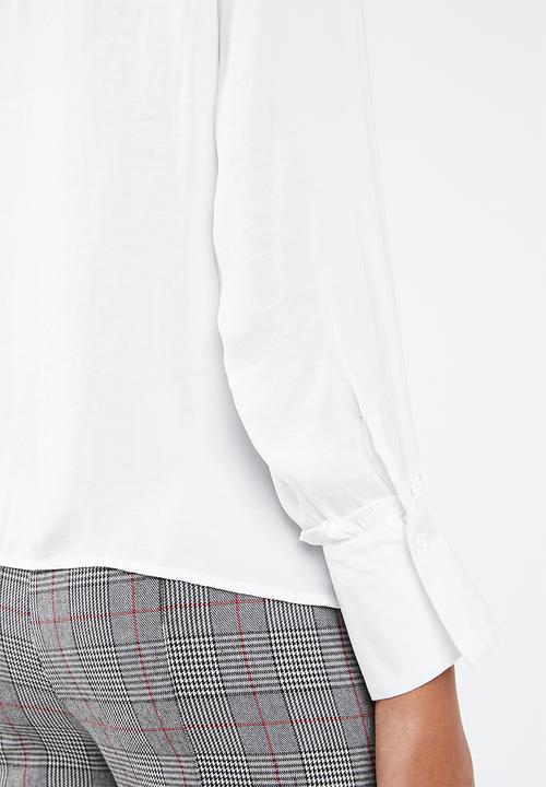 Vero Moda - Sandra long sleeve shirt - white