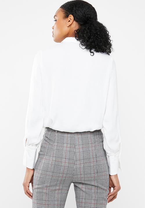 Vero Moda - Sandra long sleeve shirt - white