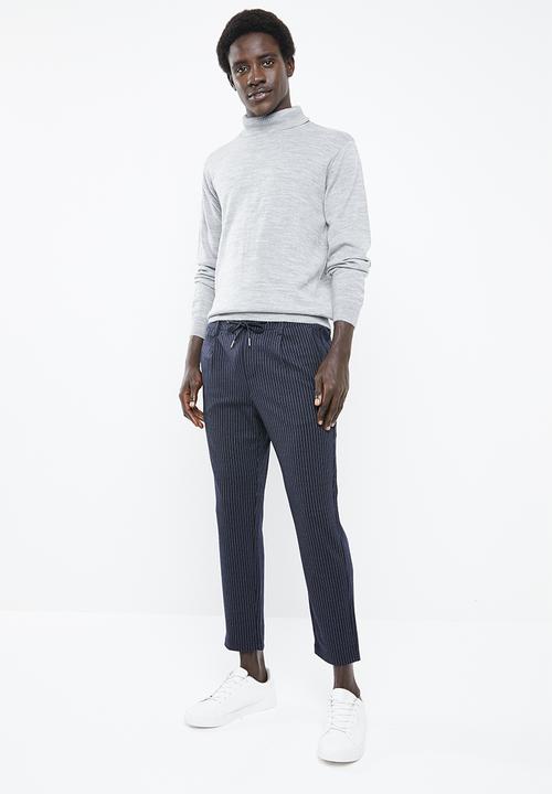 Jack & Jones - Vega pant - navy & white