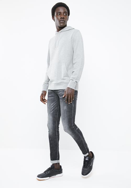 Superbalist - Basic hoodie pullover sweat - grey 