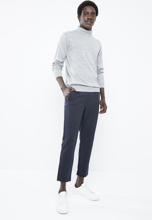 Superbalist - Basic roll neck  slim fit knit - grey
