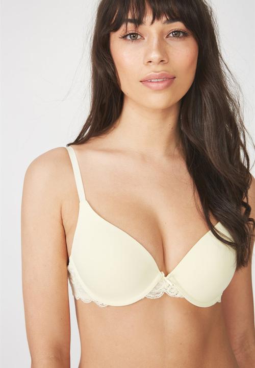 Cotton On - The body push up bra - yellow