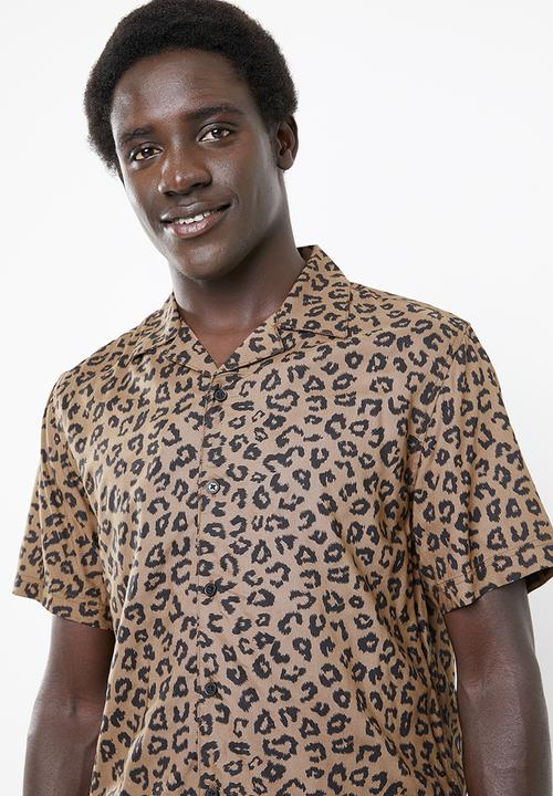 Only & Sons - Alex Leo resort short sleeve shirt - brown