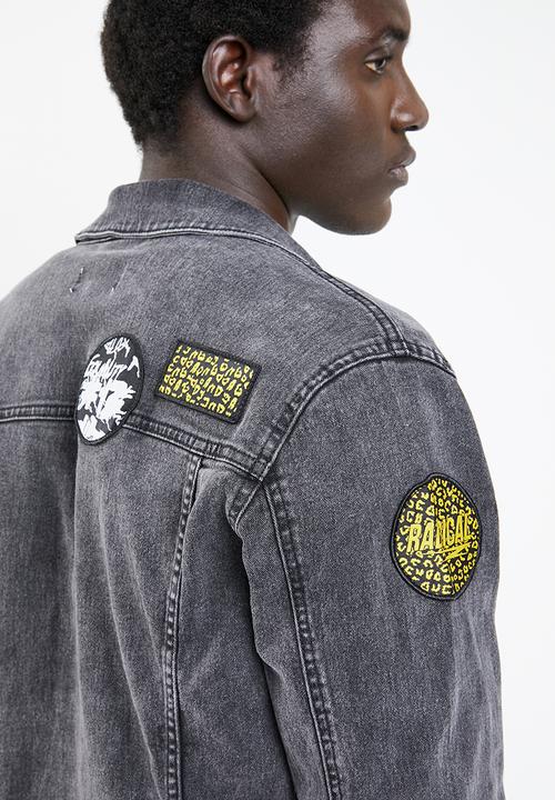 Only & Sons - Coin badge jacket - black 