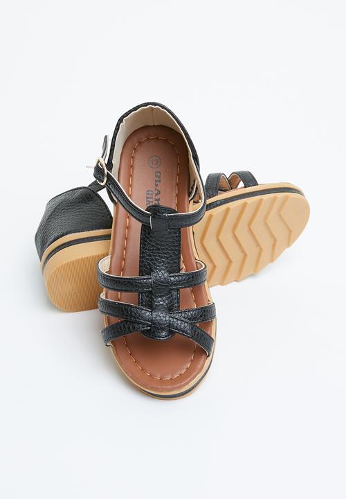 Naughty Kids - Annabela strap sandal - black