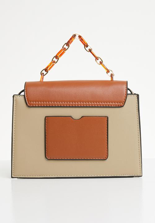 Superbalist - Luz square crossbody bag - tan