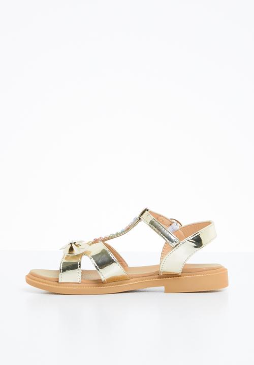 Naughty Kids - Annarose  strap sandal - gold