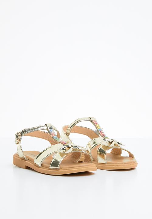 Naughty Kids - Annarose  strap sandal - gold