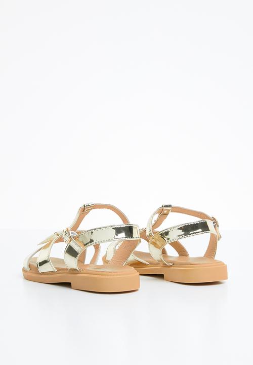 Naughty Kids - Annarose  strap sandal - gold