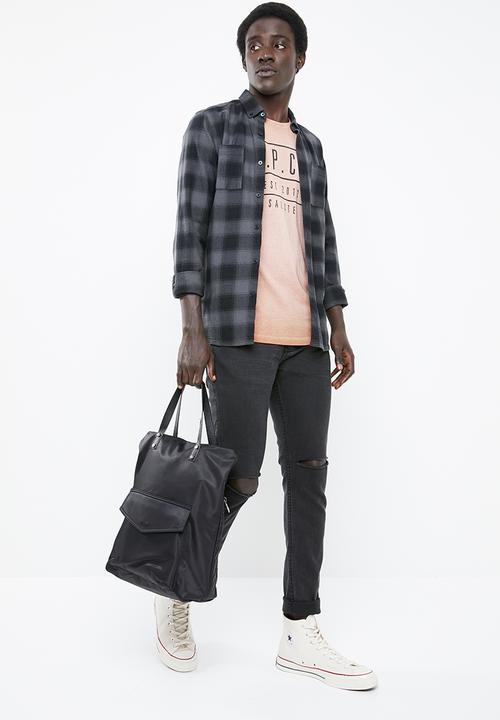 S.P.C.C - Block placement printed tee - tan